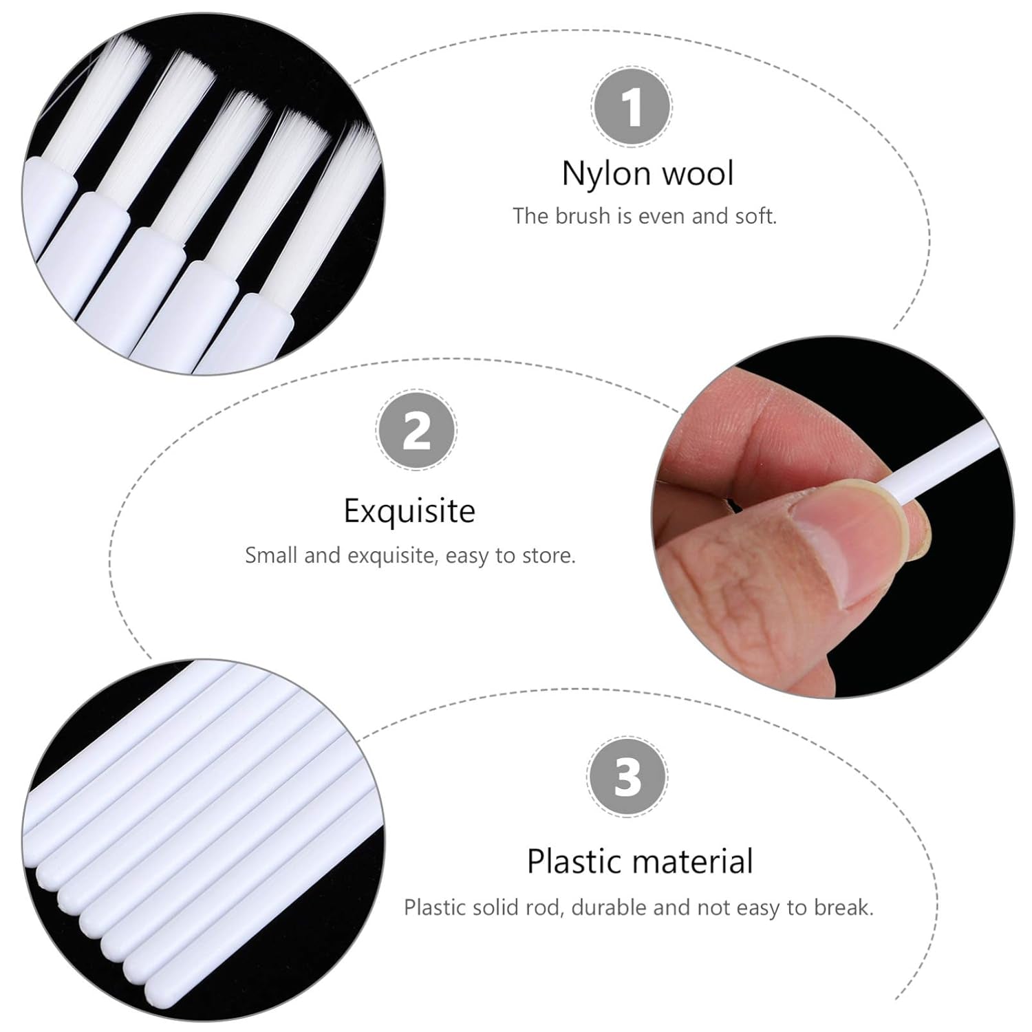 100Pcs Disposable Lip Brush Make up Supplies Makeup Beauty Tools Lip Gloss Applicator Tools Lipstick Make up Tool Lipstick Gloss Wands Make up Accessories Make up Brush